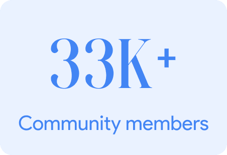 33K+ Community Members